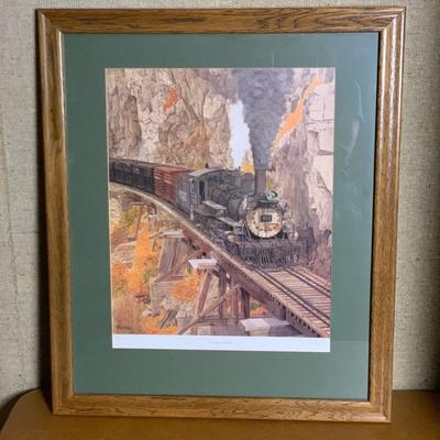 Trestles of Ophir Train Image Print Coker 193/250
