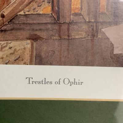 Trestles of Ophir Train Image Print Coker 193/250