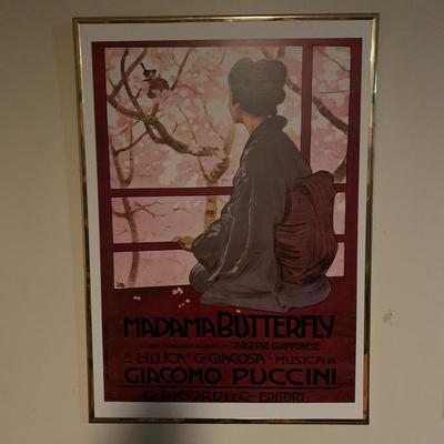 Madama Butterfly | Japan Poster | Vintage French Art Exhibition Poster | Paris Wall Art | Paris Print | Museum Exhibition Print |...