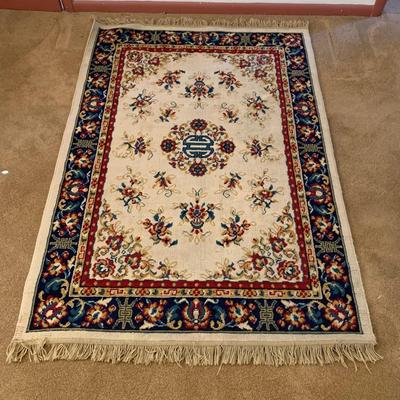 Arak Woven Rug With Flower Design - Ming