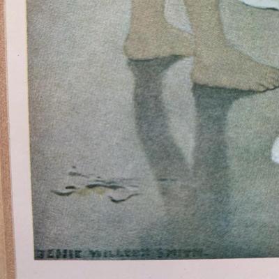 "Little Drops of Water" Artist: Jessie Willcox Smith Art Print