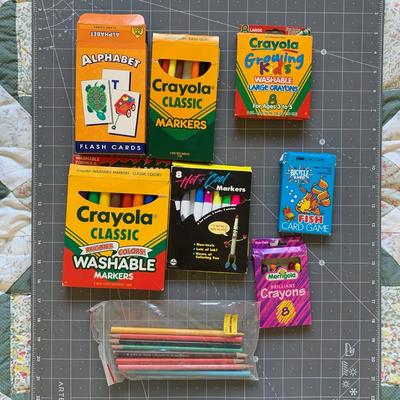 Crayola Crayons, pencils, markers and cards