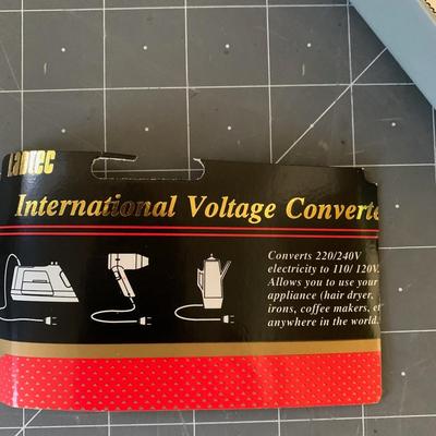 International Voltage Converts 220/240V Electricity to 110/120V