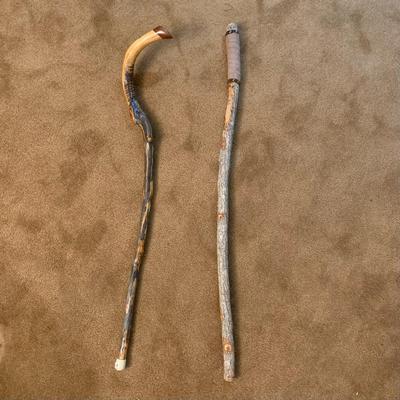 Wooden Walking Sticks (2)