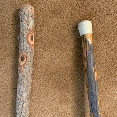 Wooden Walking Sticks (2)