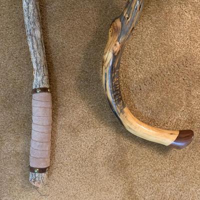 Wooden Walking Sticks (2)