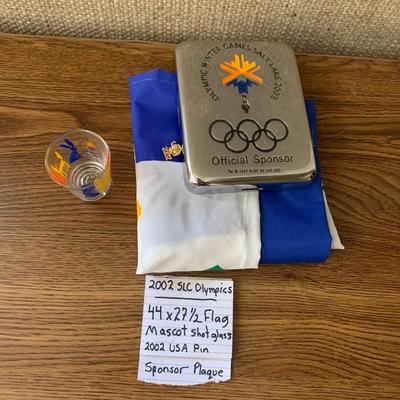 Olympic Winter Games Salt Lake 2002 Flag