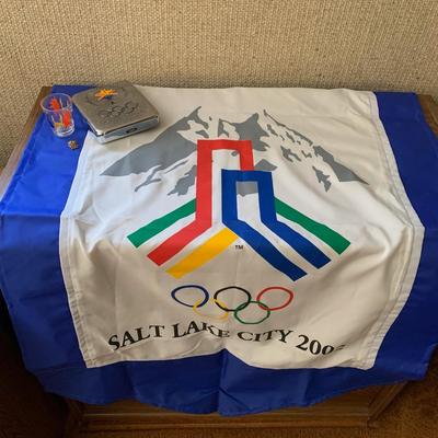 Olympic Winter Games Salt Lake 2002 Flag