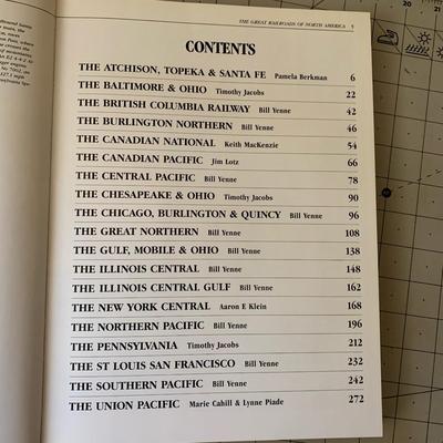 The Great Railroads Of North America By Bill Yenne Hardcover Book