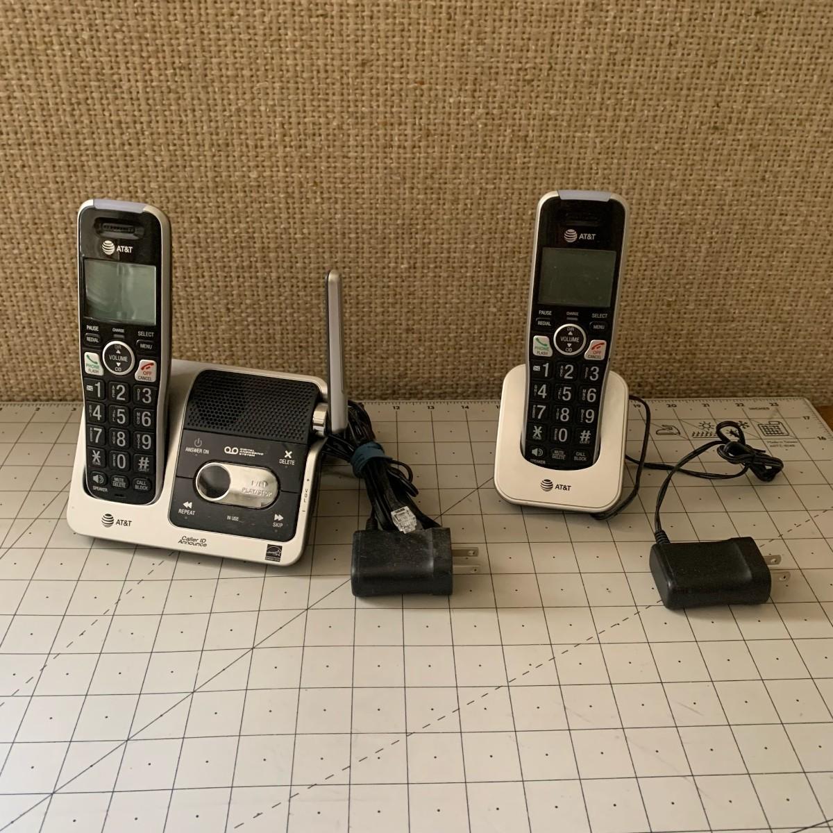 Panasonic KX-TGC210 Wireless DECT Landline Phone - Caller ID, 50-Number Phonebook, ECO Mode, Black