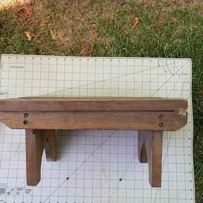 Wooden Farmhouse Display Table/ Bench