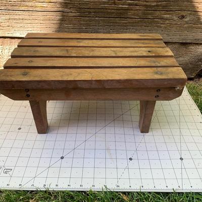 Wooden Farmhouse Display Table/ Bench