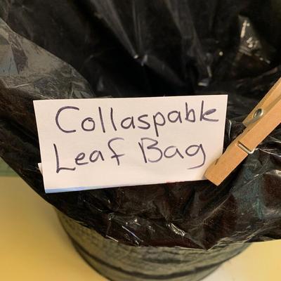 Collapsable Green Leaf Bag