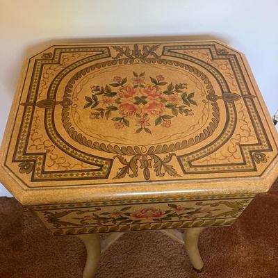 Floral Table/Cabinet