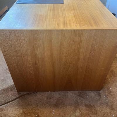 Denka MÃ¸bler Mobler Danish Denmark Large Vintage Teak Desk (71x35x29)