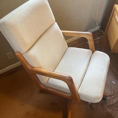 Vintage Office Chair (possibly Danish or Denmark - no brand found)