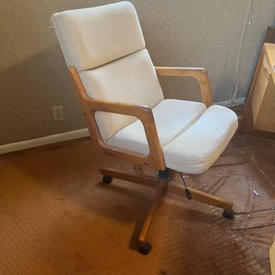 Vintage Office Chair (possibly Danish or Denmark - no brand found)