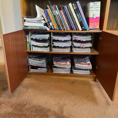 Teak bookcase 2 of 2 (left side) *Possibly danish or made in Denmark. No markings found (35.5x12.5x76 tall)