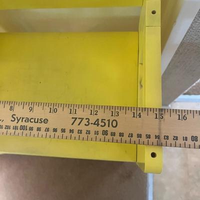 Yellow Bookcase Rack (Corner & Straight)