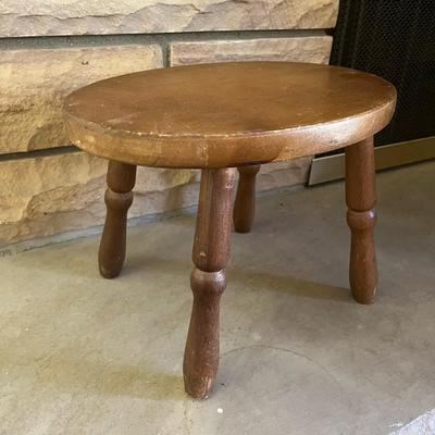 Wooden Stool Small Chair Plant Stand