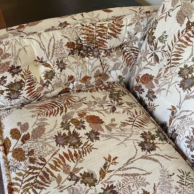 3 seater floral sofa with pullout bed