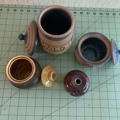 4 Types of Ceramic Storage Jar with Lid