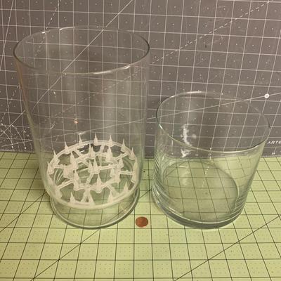 2 Large Vases