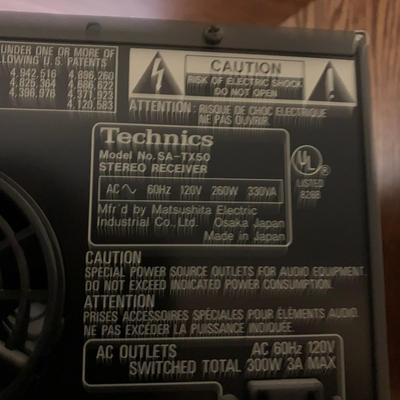 Technics SA-TX50 Master Reference Home THX Control Stereo Receiver
