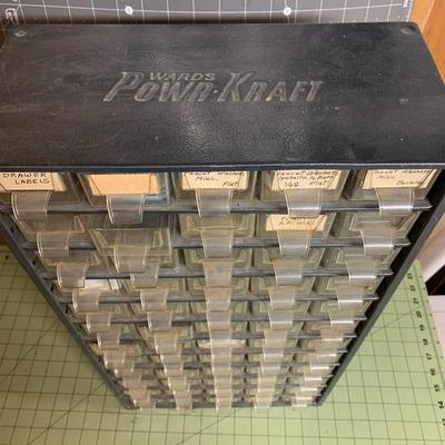 Wards Powr-kraft Metal Small Hardware Organizer Cabinet W 60 Drawers 
About this product 
