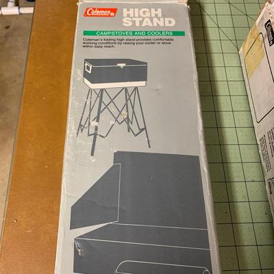 Coleman Electronic Ignition Propane Stove + high stand