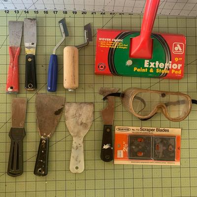 Scrapers and Painting/Mudding Tools