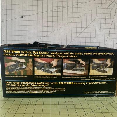 Sears Craftsman 3 x 21 Inch Belt Sander 3/4 HP Model