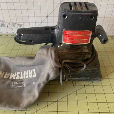 Craftsman Dual-Motion Pad Sander w/Dust Pickup