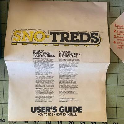 SNO TREDS tire chains