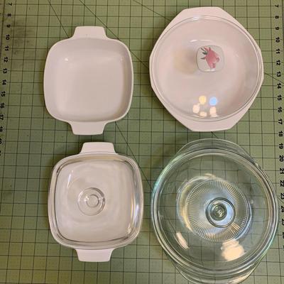 Set of 4 CorningWare Bowls