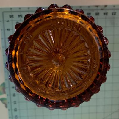 Candy Dish Princess Amber Indiana Glass