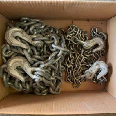 2 chains with hooks