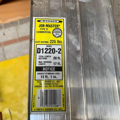 Werner Job-Master Ladder D1220-2
