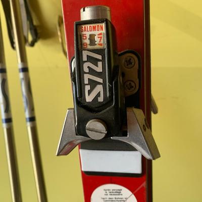 Rossignol Haute Vintage Skis, Soloman S727 Bindings & Poles
