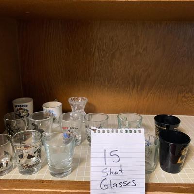15 Piece Shot Glasses