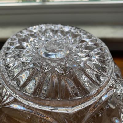 Vintage  American Brilliant Cut Glass oblong serving piece