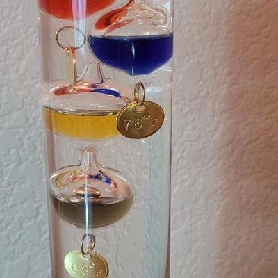 Galileo Glass Thermometer