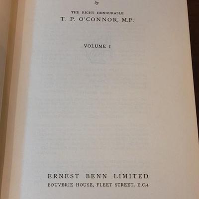 'Memoirs of an Old Parliamentarian' Vol. 1&2 by T.P. O'Connor M.P.