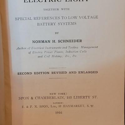 1916 'Wiring House for the Electric Light'