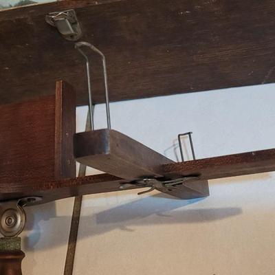 Antique Stereograph Viewer, Many Cards and Cabinet Box