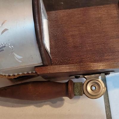 Antique Stereograph Viewer, Many Cards and Cabinet Box