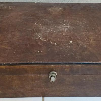 Antique Stereograph Viewer, Many Cards and Cabinet Box