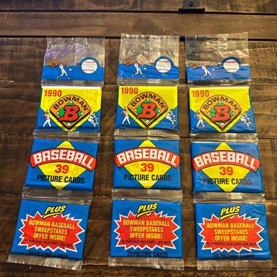 1990 BOWMAN HANGER PACKS (3)