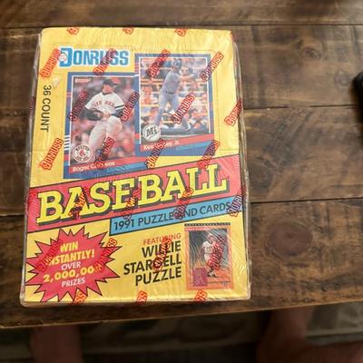 1991 DONRUSS BOX