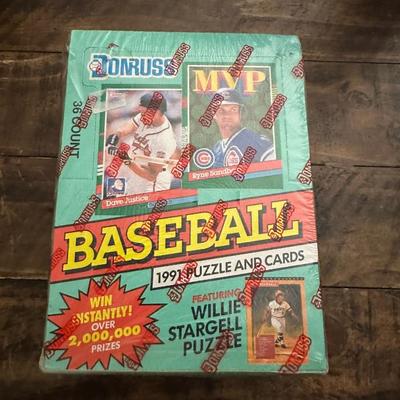 1991 DONRUSS MLB BOX